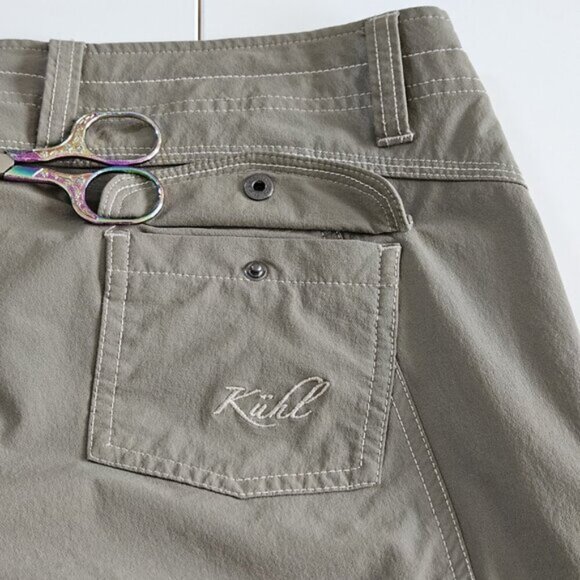 Kuhl Convertible Pants Womens 12 Regular Olive Khaki Anika  Softshell  Outdoors - Picture 12 of 16